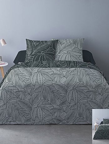 Housse de couette 240x220 Monti gris + 2 taies