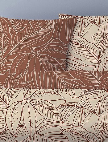 Housse de couette 240x220 Monti orange + 2 taies