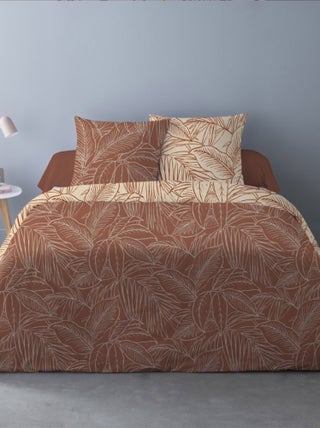 Housse de couette 240x220 Monti orange + 2 taies