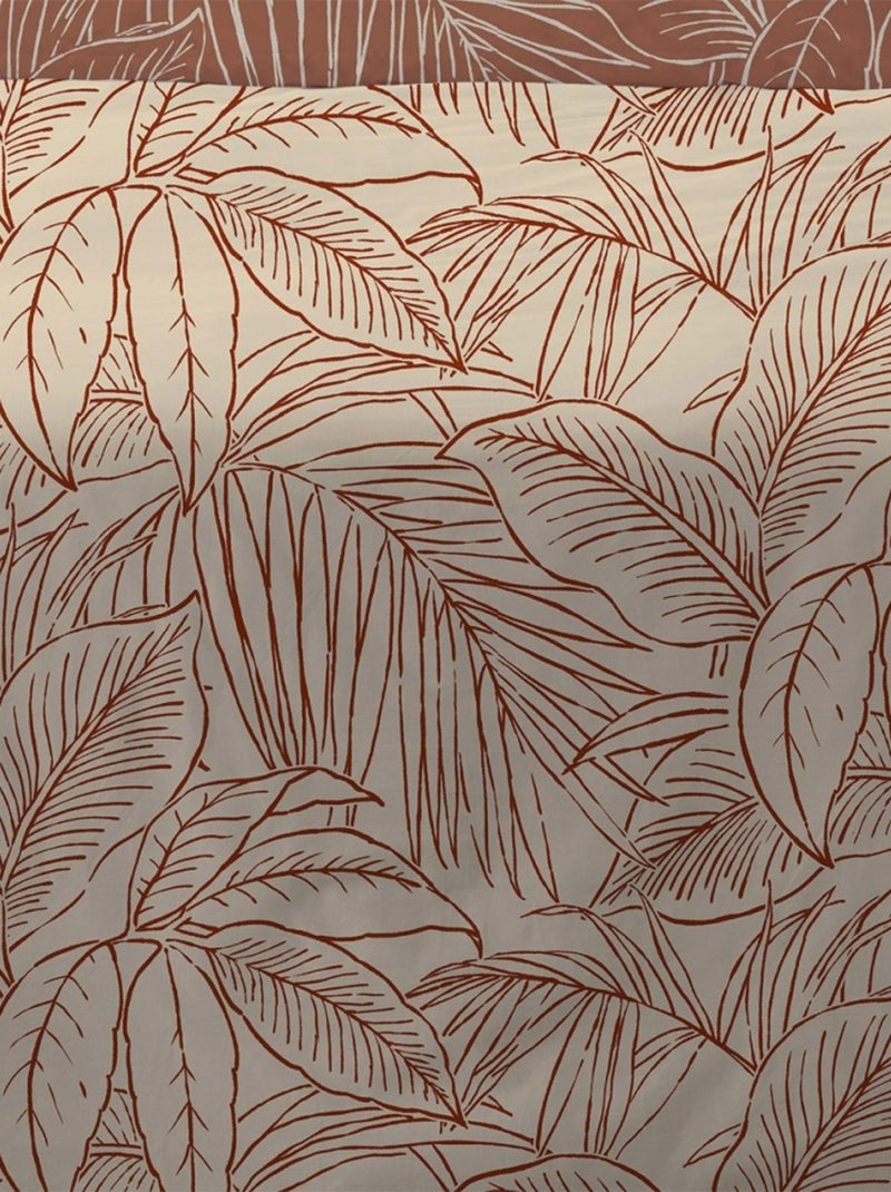 Housse de couette 240x220 Monti orange + 2 taies Orange - Kiabi