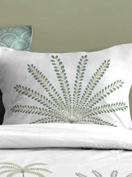 Housse de couette 240x220 MORPHEA + 2 taies coton 57 fils - Kiabi