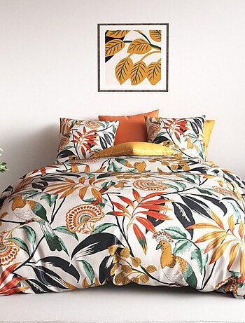 Housse de couette 240x220 NINON + 2 taies coton 57 fils