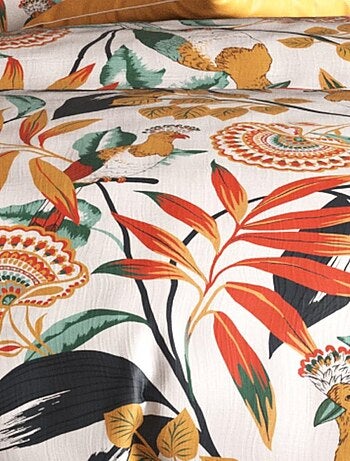 Housse de couette 240x220 NINON + 2 taies coton 57 fils