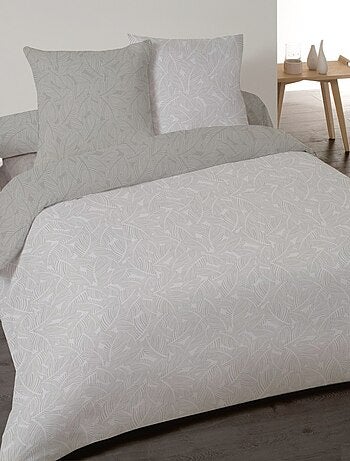 Housse de couette 240x220 NIORT + 2 taies 100% coton