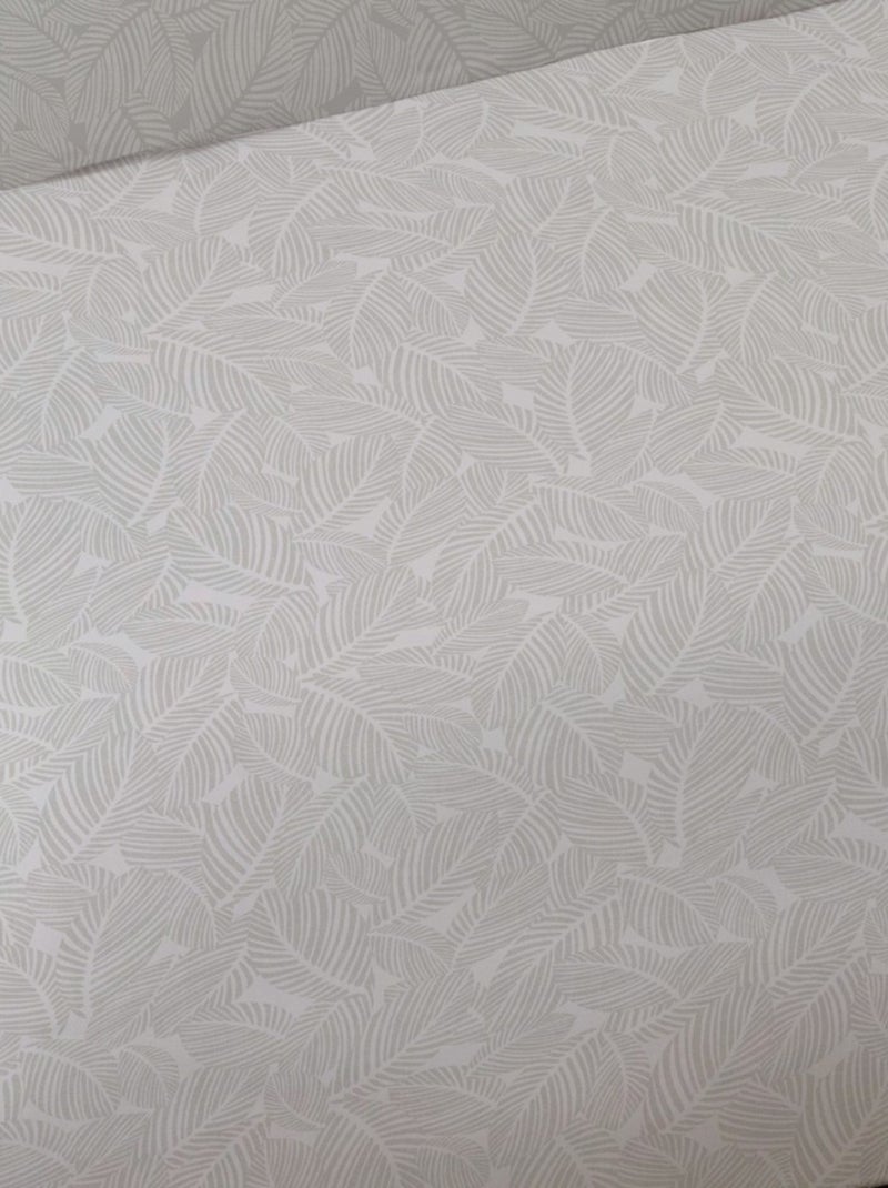 Housse de couette 240x220 NIORT + 2 taies 100% coton Beige - Kiabi