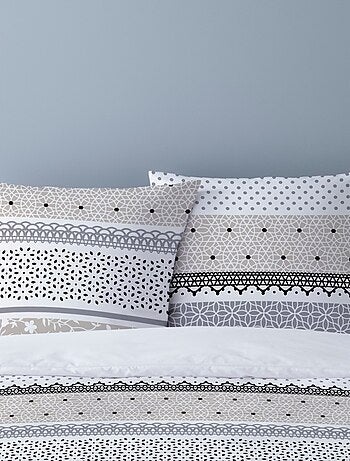 Housse de couette 240x220 OLGA + 2 taies 100% coton