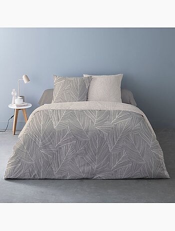Housse de couette 240x220 OMBU + 2 taies Percale de coton
