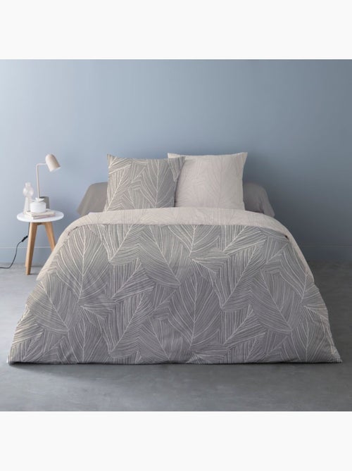 Housse de couette 240x220 OMBU + 2 taies Percale de coton - Kiabi
