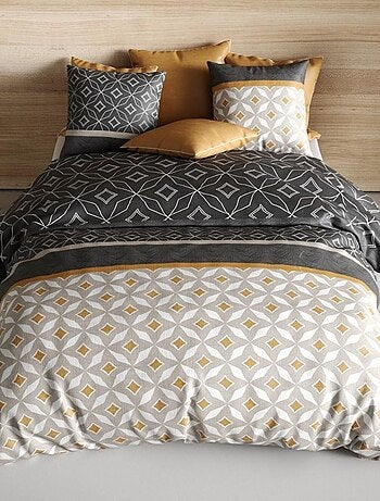 Housse de couette 240x220 Ota + 2 taies 100% coton 57 fils