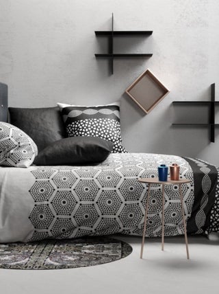 Housse de couette 240x220 PAVAGE + 2 taies coton 57 fils