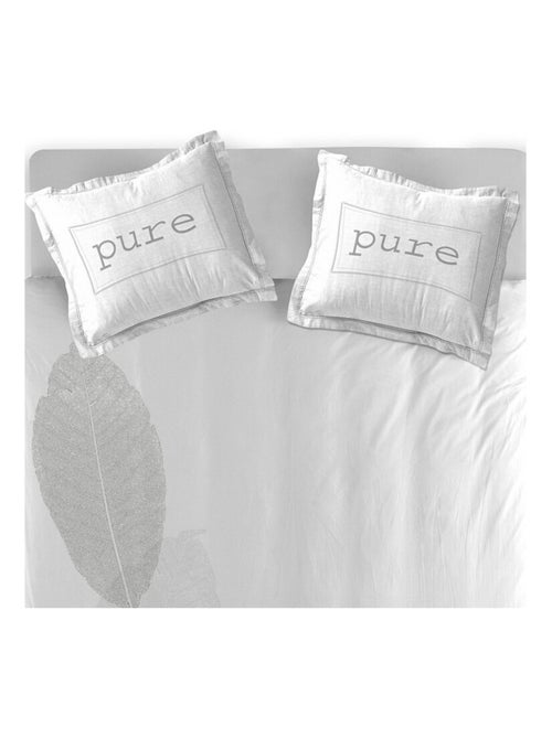 Housse de couette 240x220 PURE + 2 taies 100% coton - Kiabi Housse de couette 240x220 PURE + 2 taies 100% coton - Kiabi