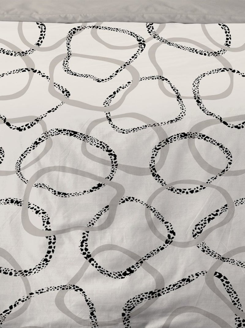 Housse de couette 240x220 Roan + 2 taies Beige - Kiabi