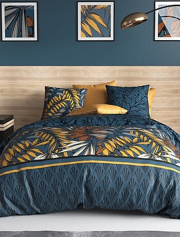 Housse de couette 240x220 SALVA + 2 taies coton 57 fils