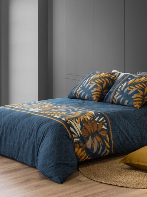 Housse de couette 240x220 SALVA + 2 taies coton 57 fils - Kiabi Housse de couette 240x220 SALVA + 2 taies coton 57 fils - Kiabi