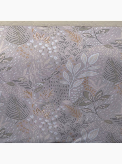 Housse de couette 240x220 SALVIA + 2 taies Percale de coton - Kiabi