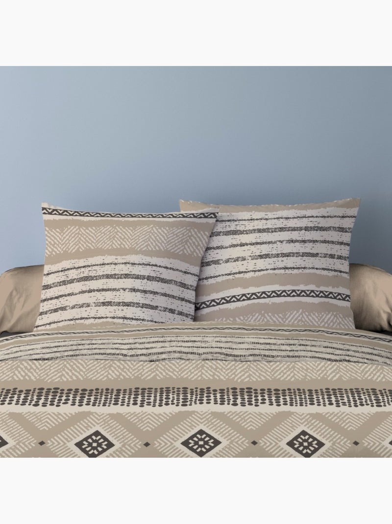 Housse de couette 240x220 Seem + 2 taies Multicolore - Kiabi