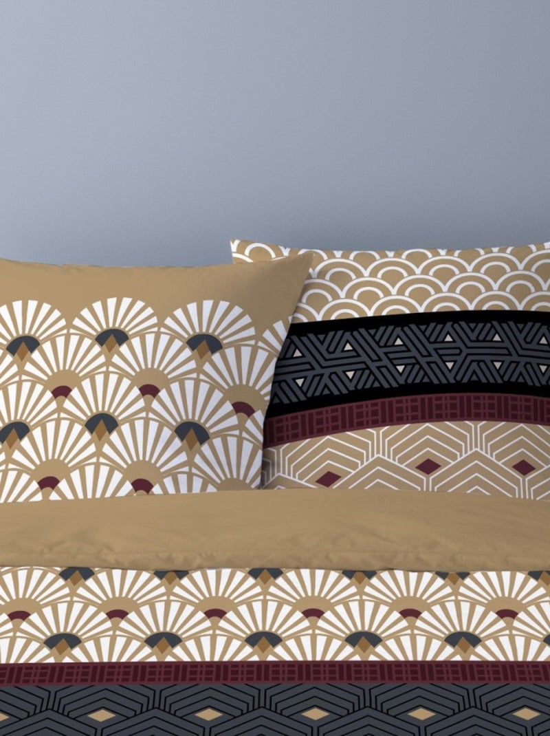 Housse de couette 240x220 SELIM + 2 taies Multicolore - Kiabi