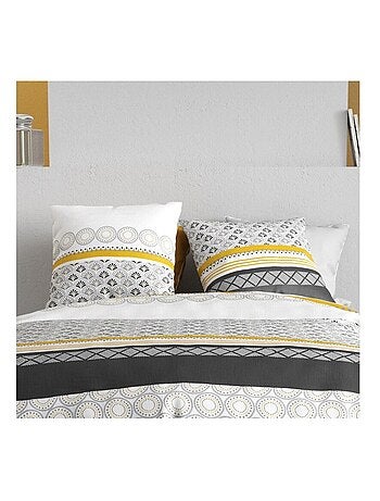 Housse de couette 240x220 SPIRA + 2 taies coton 57 fils