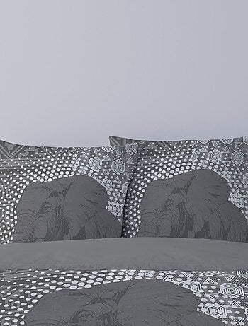 Housse de couette 240x220 SUKI + 2 taies 100% coton