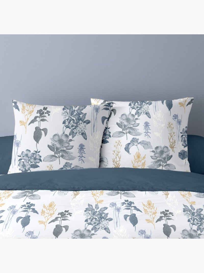 Housse de couette 240x220 TESS + 2 taies matière Polaire Multicolore - Kiabi