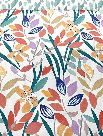 Housse de couette 240x220 THALIA + 2 taies Percale de coton