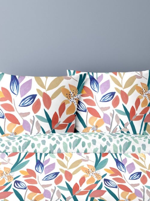 Housse de couette 240x220 THALIA + 2 taies Percale de coton - Kiabi