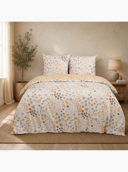 Housse de couette 240x220 TILO + 2 taies Percale de coton - Kiabi