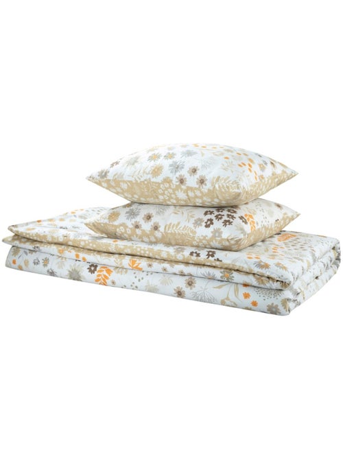 Housse de couette 240x220 TILO + 2 taies Percale de coton - Kiabi