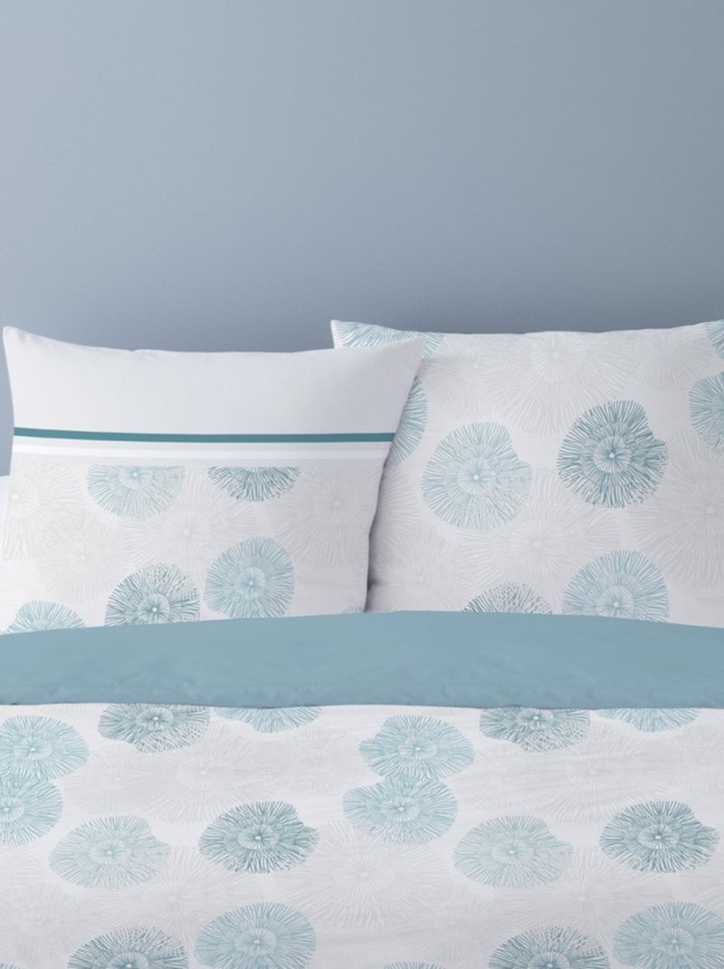 Housse de couette 240x220 TINA + 2 taies Bleu - Kiabi