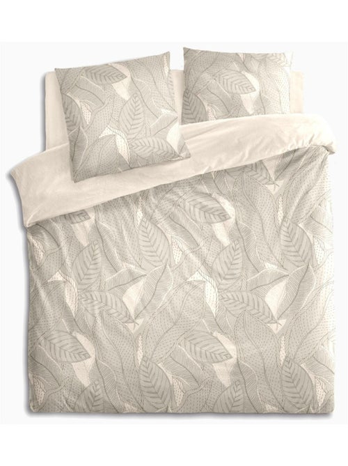Housse de couette 240x220 WILLY + 2 taies Percale de coton - Kiabi