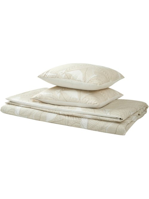 Housse de couette 240x220 WILLY + 2 taies Percale de coton - Kiabi