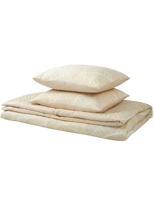 Housse de couette 240x220 YUCA + 2 taies Percale de coton - Kiabi
