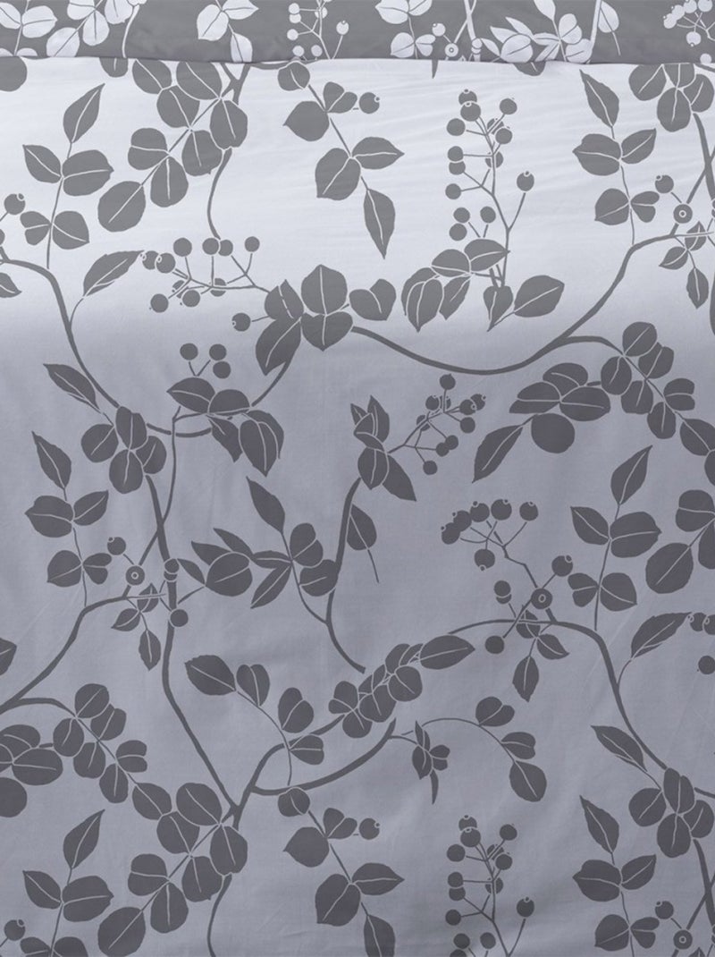 Housse de couette 240x220 Yuka gris + 2 taies Gris - Kiabi