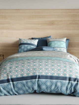Housse de couette 240x220 ZIRCON + 2 taies coton 57 fils