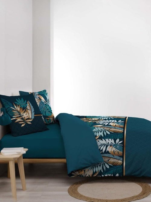 Housse de couette 240x220cm + 2 taies ALIANOR 100% coton - Kiabi Housse de couette 240x220cm + 2 taies ALIANOR 100% coton - Kiabi