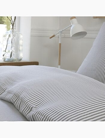 Housse de couette 240x220cm + 2 taies d'oreiller imprimées 100% gaze de coton