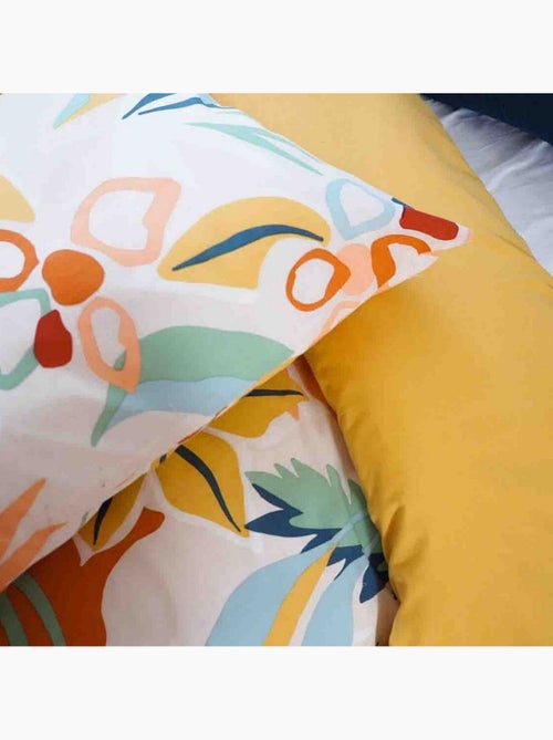 Housse de couette 240x260 + 2 taies d'oreiller 63x63 Coton Lucia - Kiabi