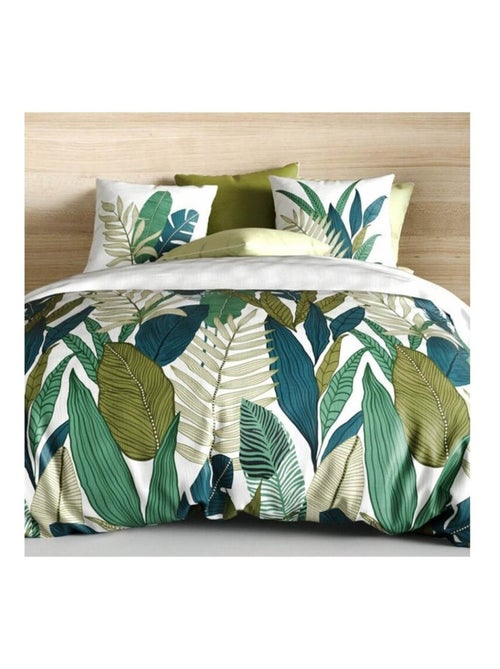 Housse de couette 240x260 Beleme + 2 taies coton 57 fils - Kiabi