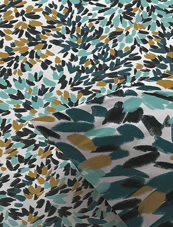 Housse de couette 240x260 cm + 2 taies d'oreiller 100% Coton Bio 57 fils Telma