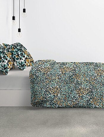 Housse de couette 240x260 cm + 2 taies d'oreiller 100% Coton Bio 57 fils Telma