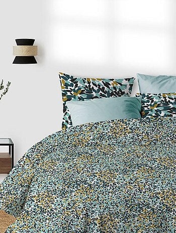 Housse de couette 240x260 cm + 2 taies d'oreiller 100% Coton Bio 57 fils Telma