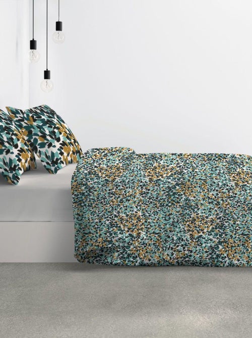 Housse de couette 240x260 cm + 2 taies d'oreiller 100% Coton Bio 57 fils Telma - Kiabi