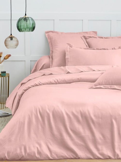 Housse de couette 260 x 240 cm "Prémium" pour lit 2 places King Size - Prémium Rose Dragée - Kiabi