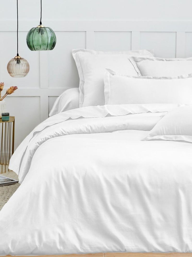 Housse de couette 260 x 240 cm "Prémium" pour lit 2 places King Size Blanc - Kiabi