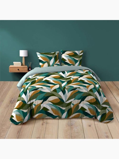 Housse de couette 260x240 + 2 taies 100% coton - Kiabi