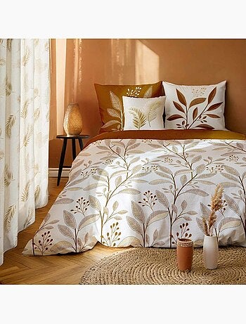 Housse de couette 260x240 + 2 taies 100% coton