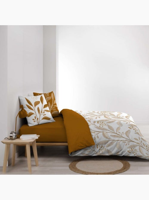 Housse de couette 260x240 + 2 taies 100% coton - Kiabi Housse de couette 260x240 + 2 taies 100% coton - Kiabi