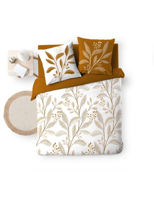 Housse de couette 260x240 + 2 taies 100% coton - Kiabi Housse de couette 260x240 + 2 taies 100% coton - Kiabi