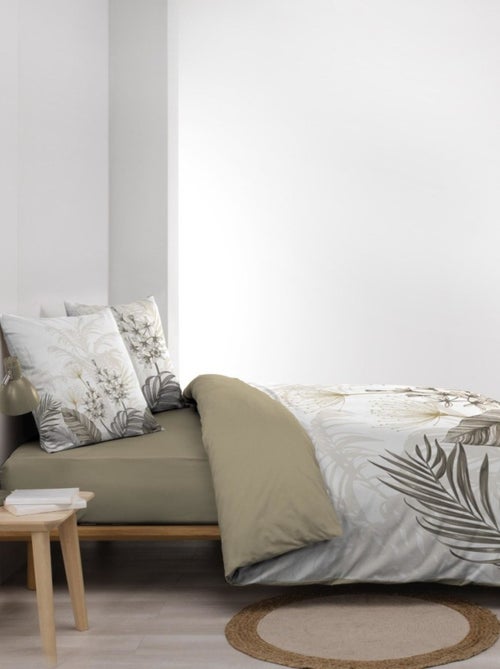 Housse de couette 260x240 + 2 taies BASTILLE 100% coton - Kiabi