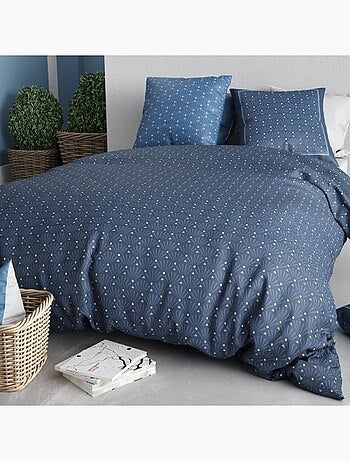Housse de couette 260x240 + 2 taies coton 57 fils